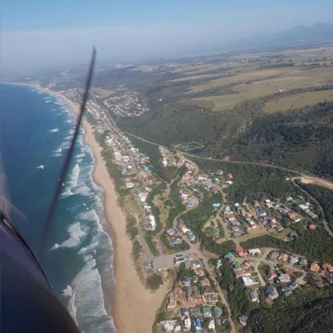 View of Glentana from the air