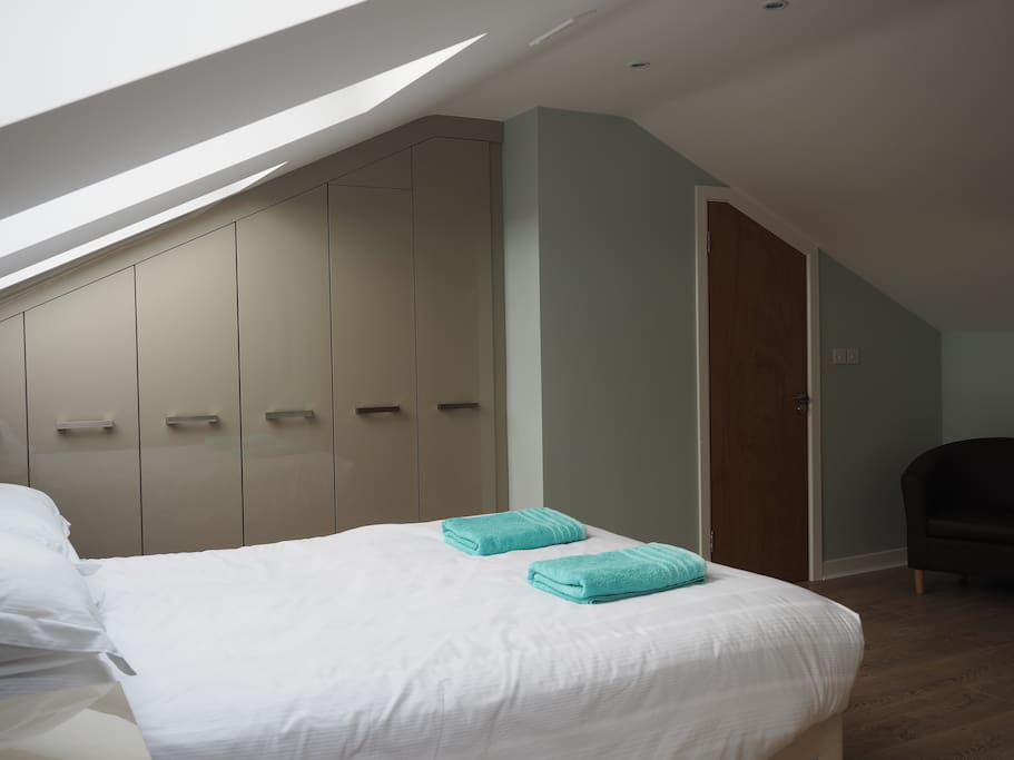 Converted Attic Room with view of en-euite