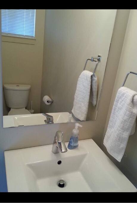 half bath on main floor