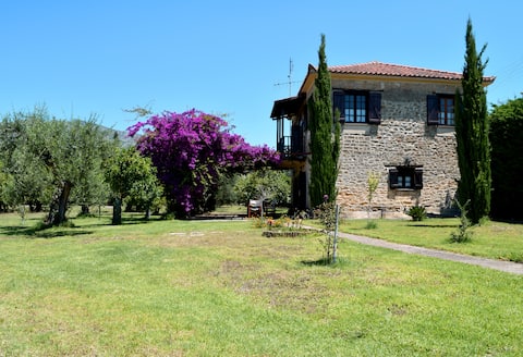 Traditional peaceful stone house