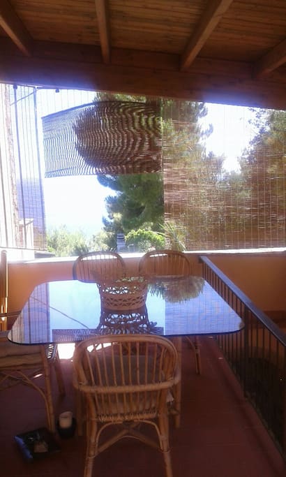 La veranda vista mare
