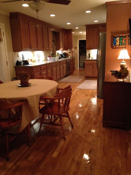 Fully equipped kitchen with stain-less steel appliances