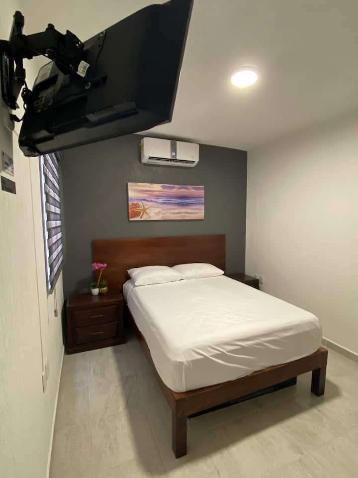 Стая с 1 двойно легло 
Кабелна телевизия
Уифи