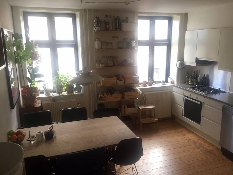Shared kitchen space