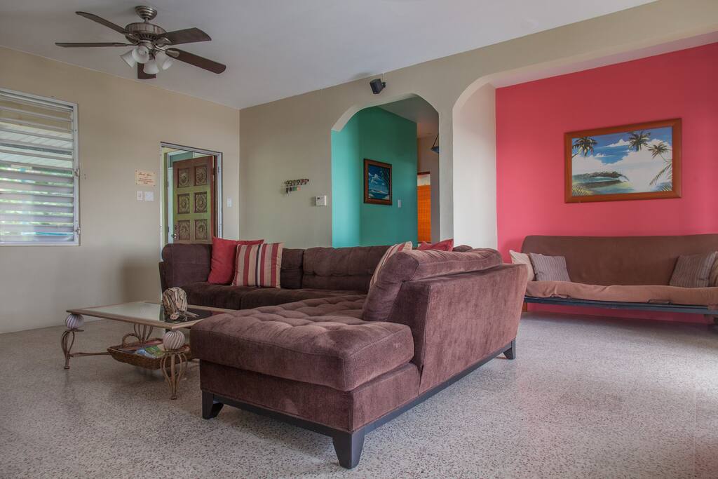 Futon for extra guests