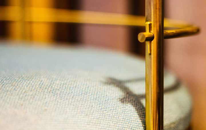 Bespoke brass/wood handmade furniture