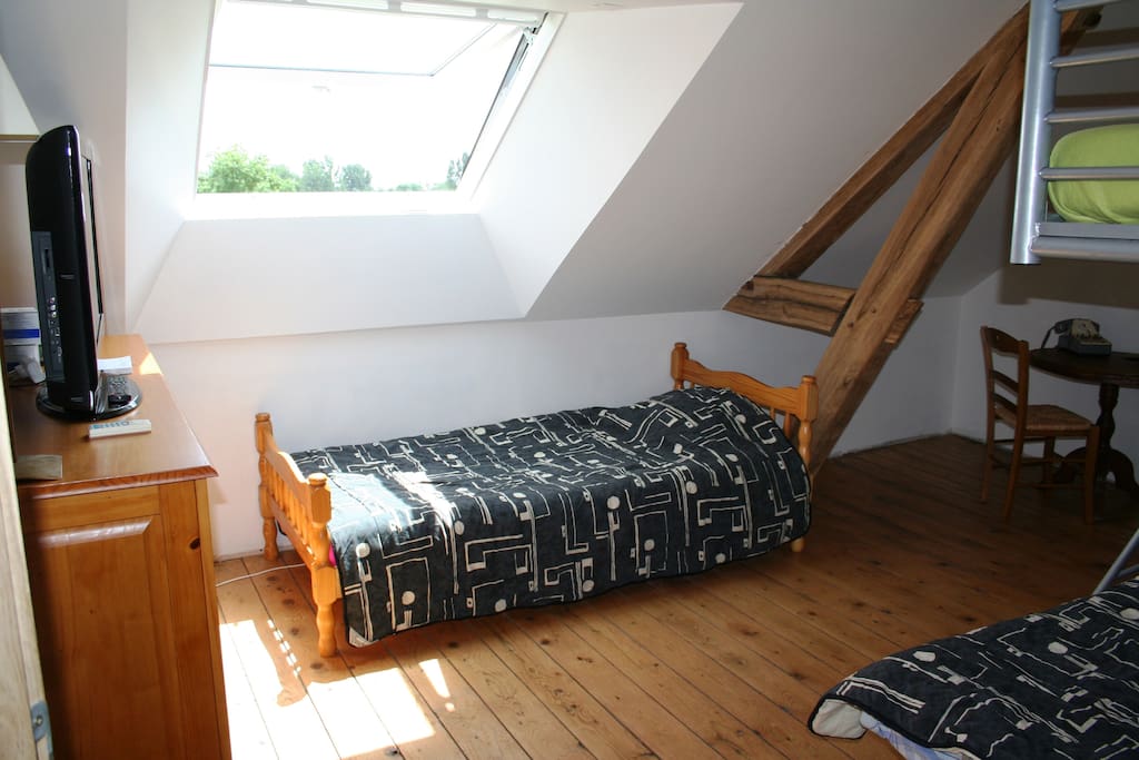 Des chambres spacieuses.