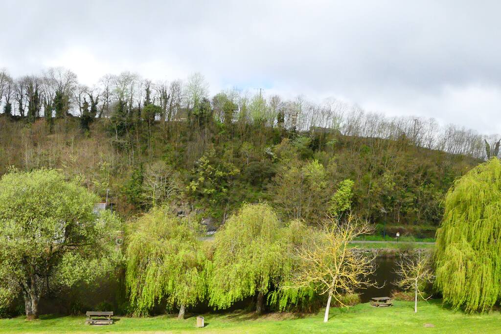 vue sur la rivière le Trieux en face de la maison