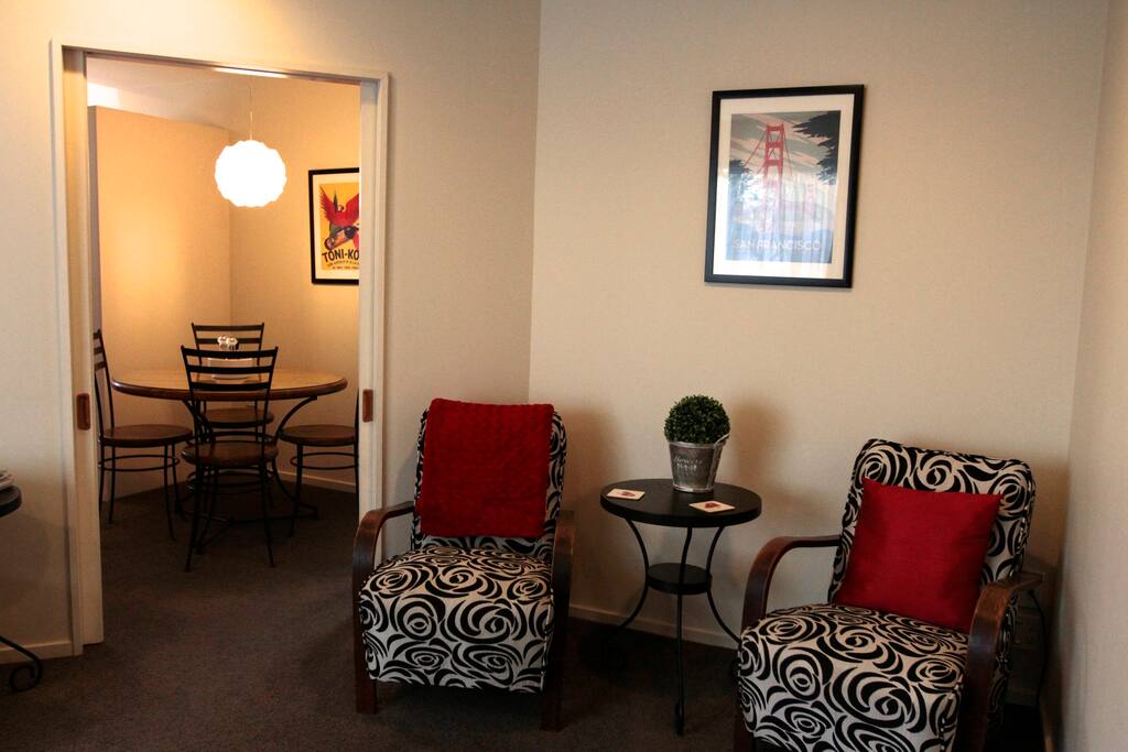 Lounge looking back into dining room