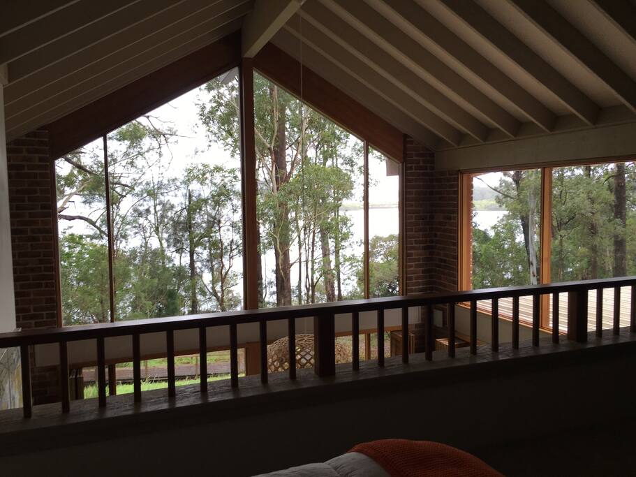 looking out from upstairs bedroom with ensuite and walk-in robes