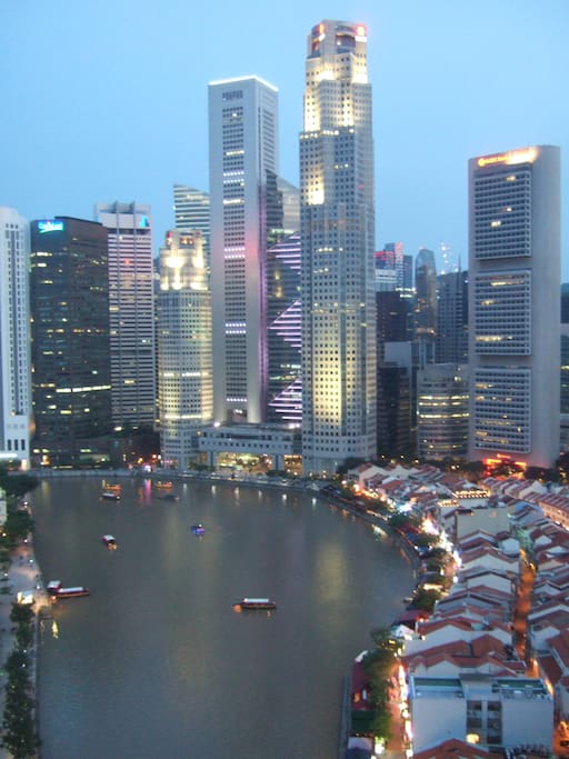 Night view from the apartment