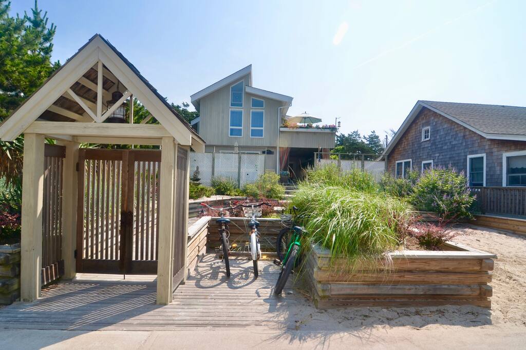 Located only 3 houses away from the beach, this beautiful home has it all!