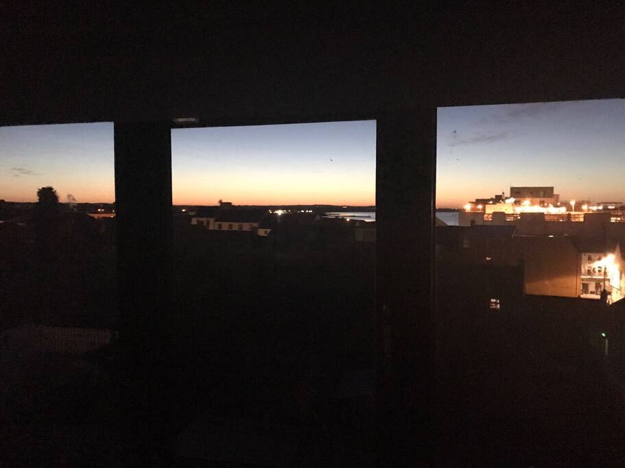 At dusk