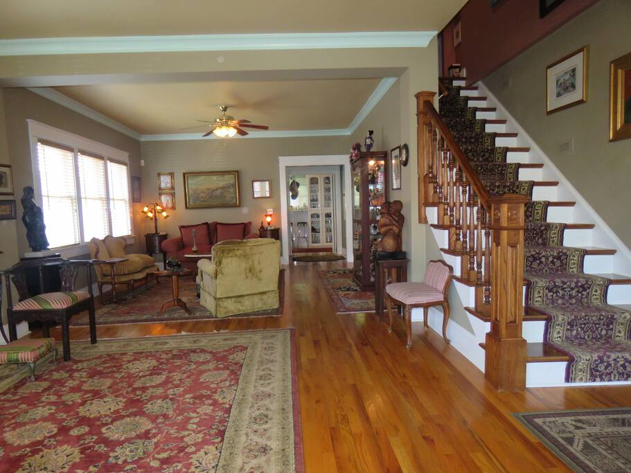 Hang out in our living room
