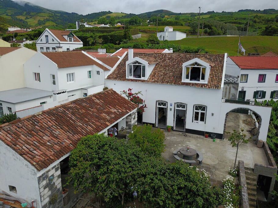View of the house from drone