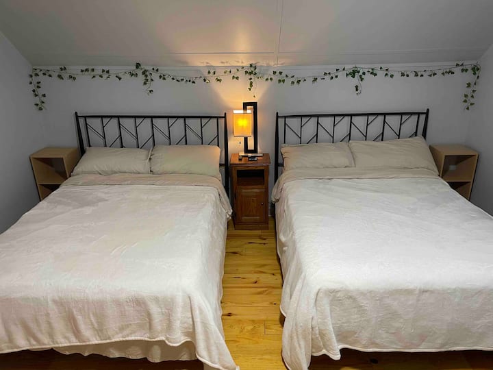 2 Double Beds & 2 cribs