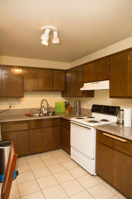 Open Kitchen with all kitchen items