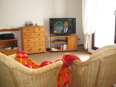 Südrügen: Gustow Cozy 3-4 person apartment, Wi-Fi