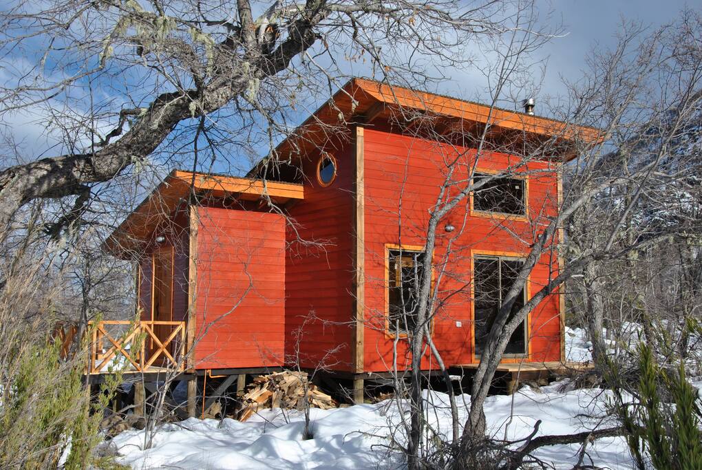 du chalet, vue imprenable sur le glacier " Nevados de Chillan"