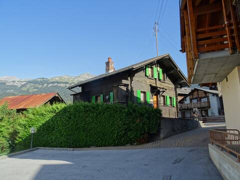Escape to a real Swiss mountain chalet
