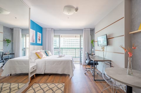 Cute and modern prox studio. Esplanada*WIFI