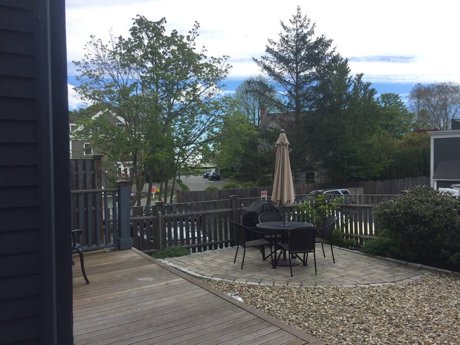 back porch and patio