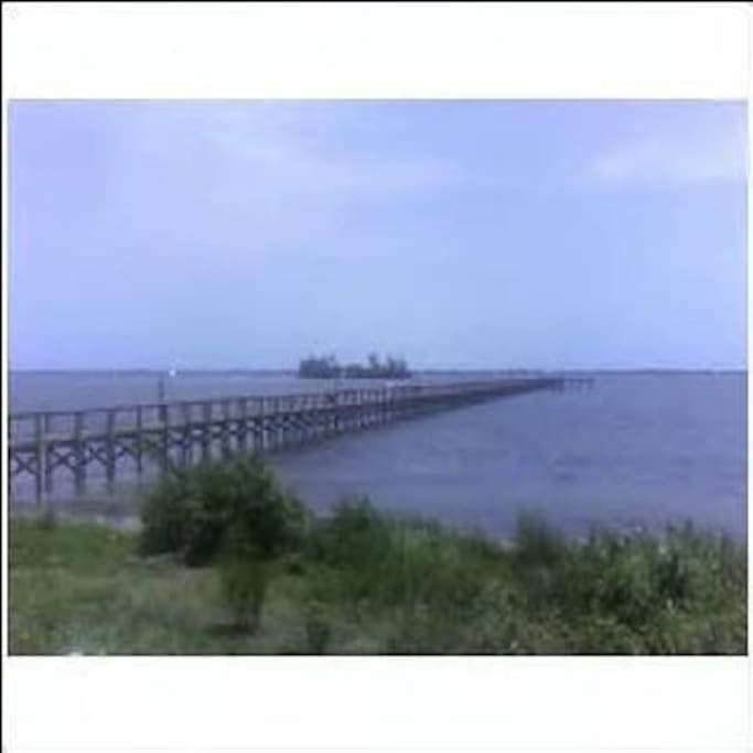 Community Fishing Pier and Beach Front property