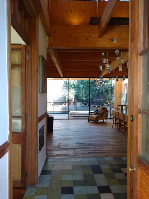 View to living-dinning room