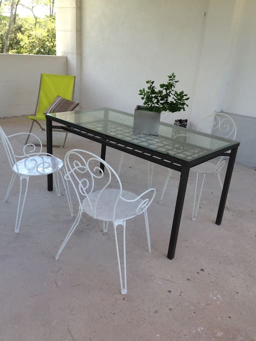 une terrasse idéale au levan