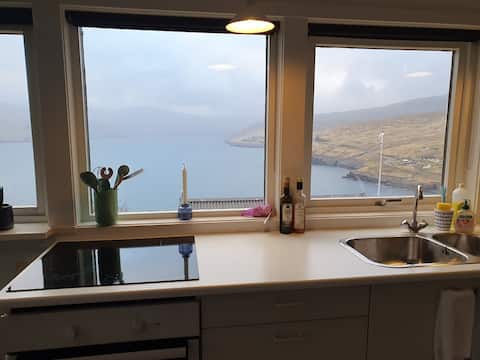 Casa de vacaciones en la fantástica naturaleza de las Islas Feroe