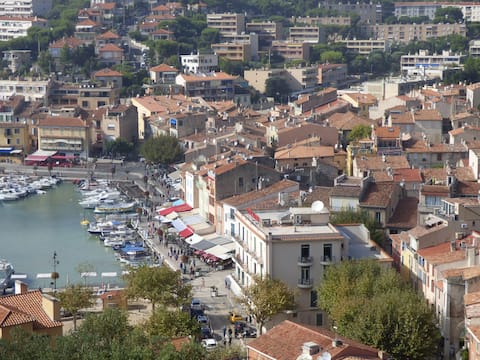 T2 dans Cassis "tout à pied"