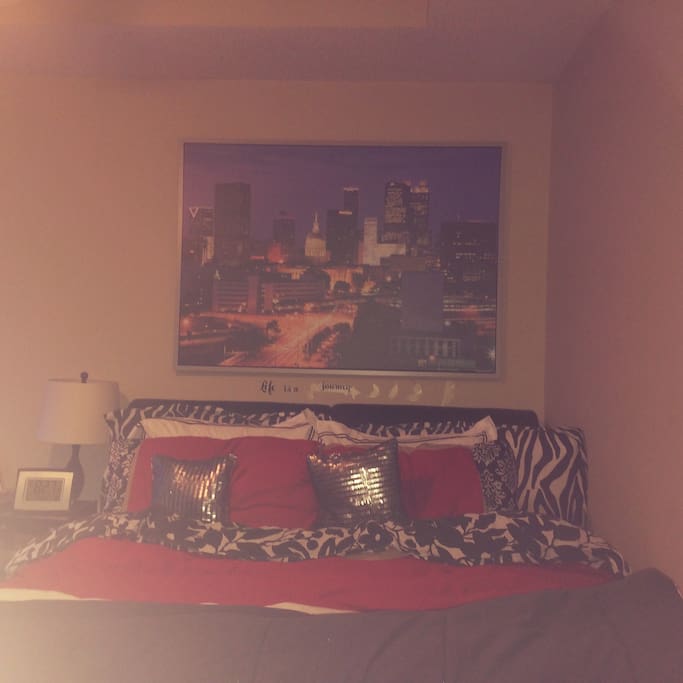 Plush comfy bed
