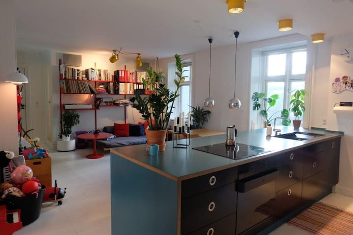 Designer apartment in fashionable Vesterbro