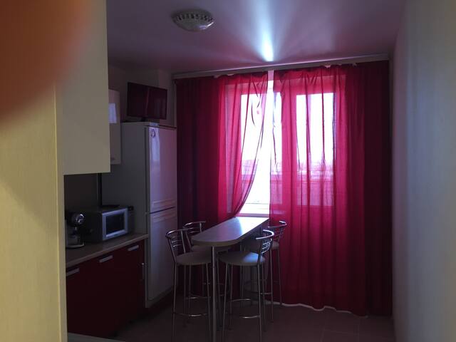 apartment with a view to the Volga