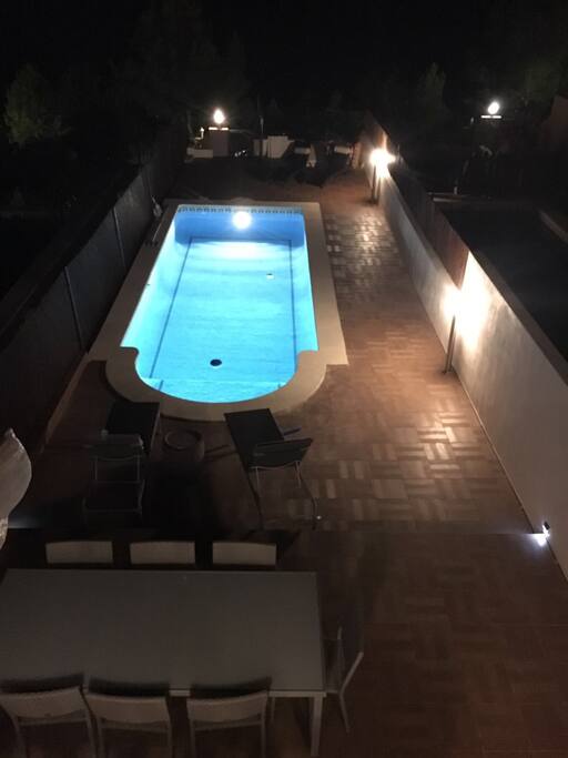 View of outdoor area from floor 1 balcony