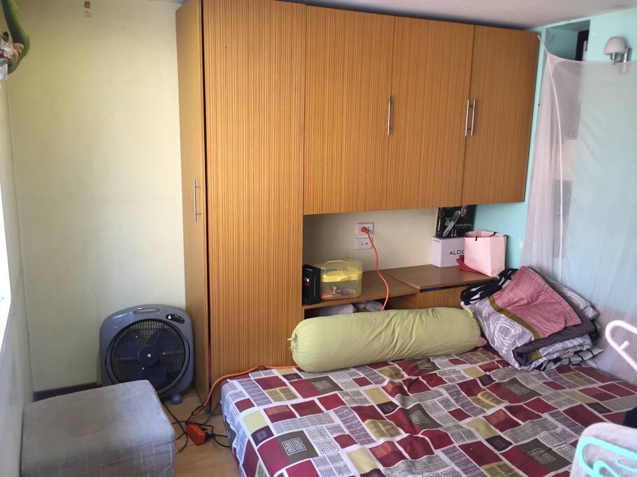 We have aircon and wifi here