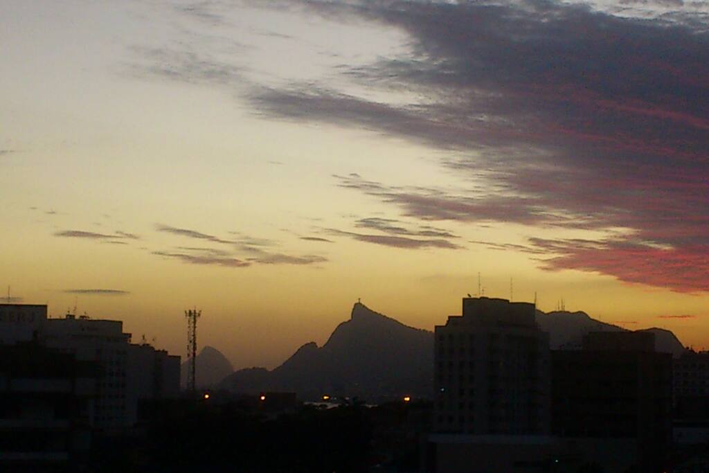 Vista do Cristo do quarto e da sala.