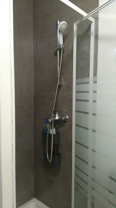 La cabine de douche