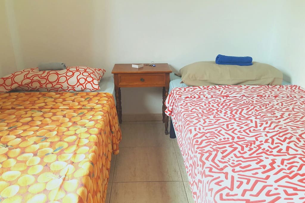 the single beds