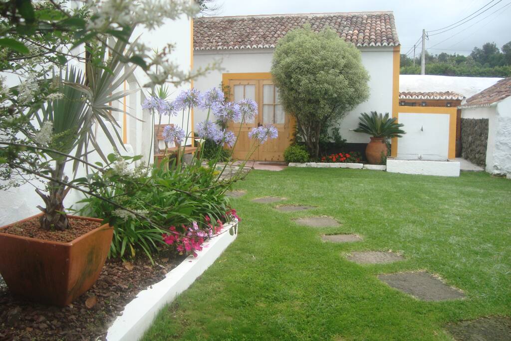 Front garden and "Old Cellar" door