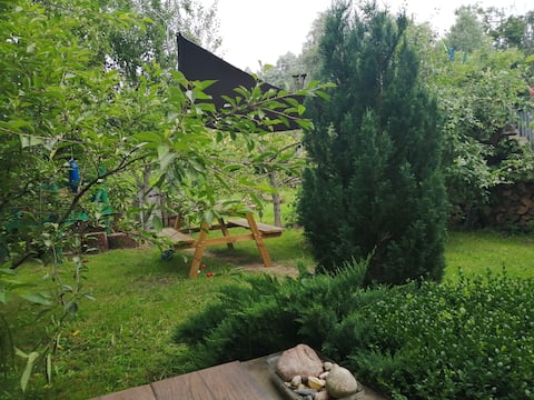 Green Cottage in Sztynort