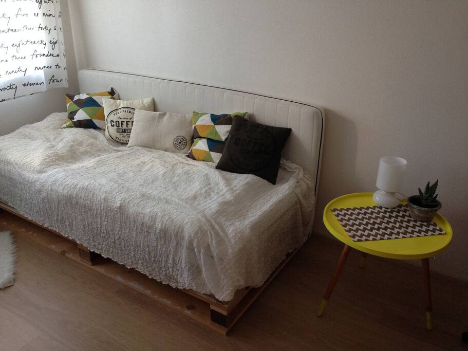Private room with a folding bed