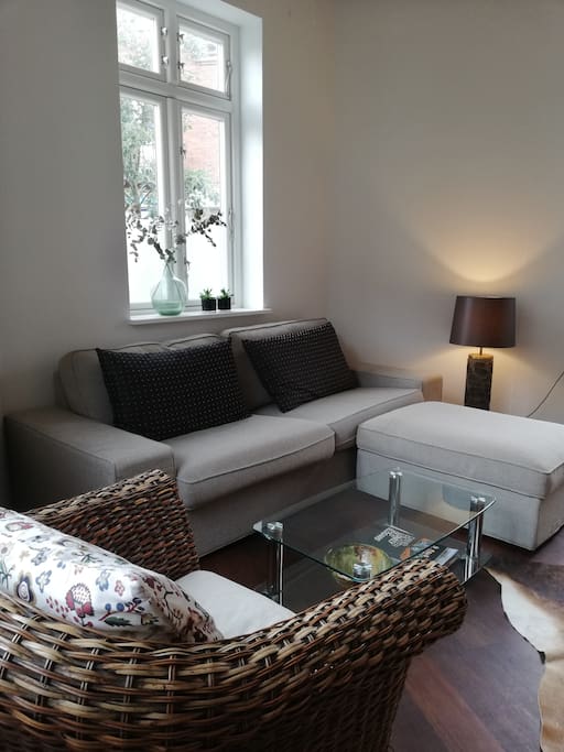 Sofa and table