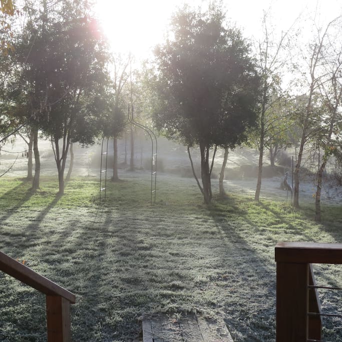 Crookwell enjoys 4 seasons. At 1,000M it can get frosty and cool. Don't forget a jacket.