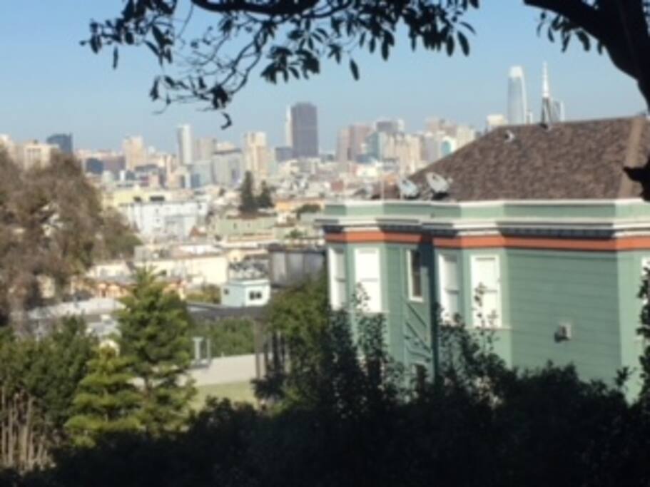 View from living room