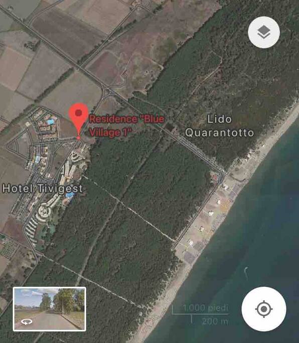 Vista satellitare