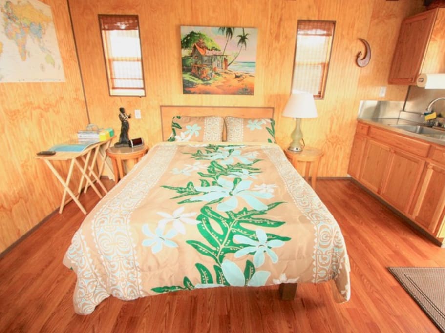 Comfy queen-sized memory foam mattress