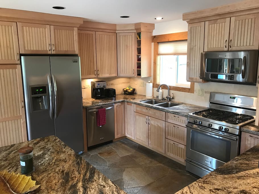 Kitchen - large and open to the living area...