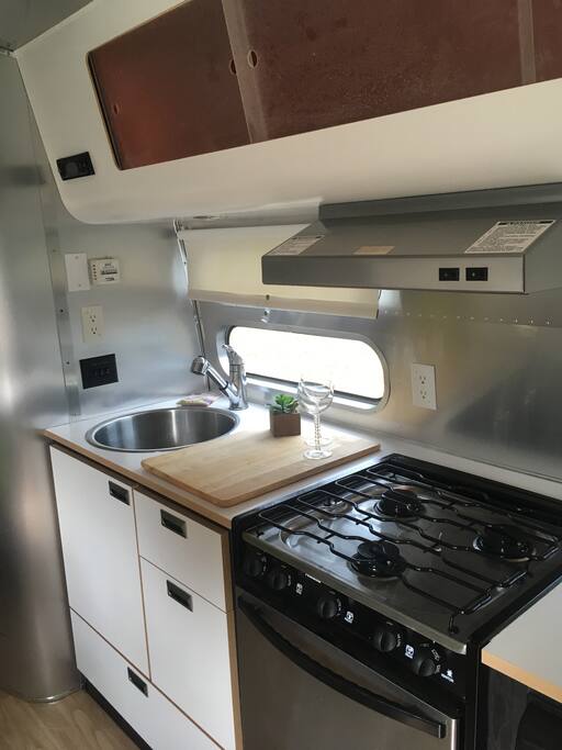kitchen with overhead storage