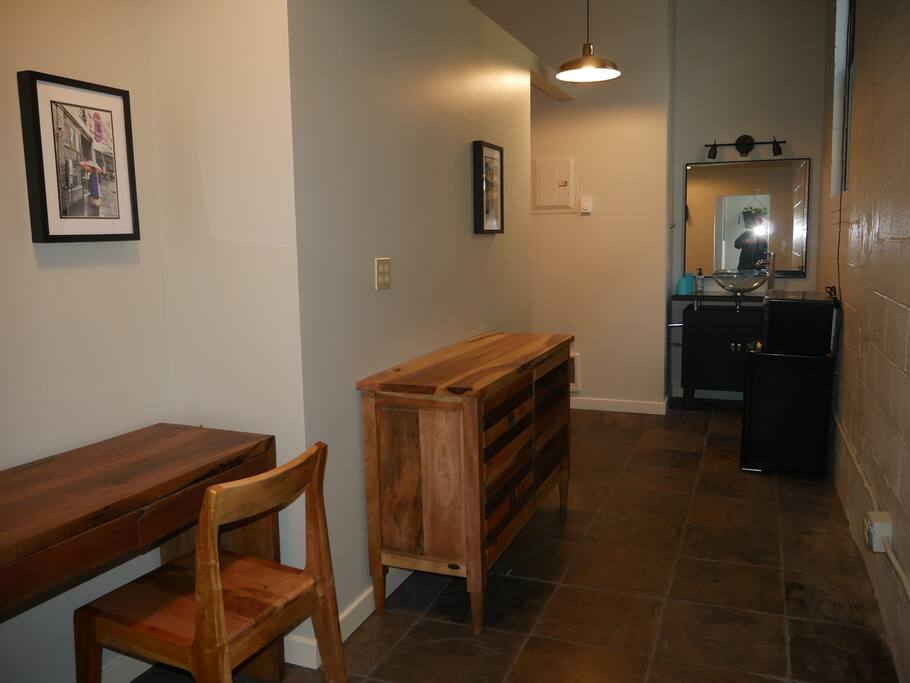 Dressing area